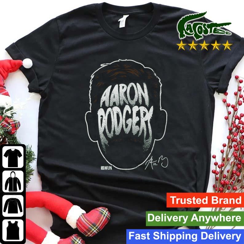 Aaron Rodgers New York J Player Silhouette Signature Sweats Shirt