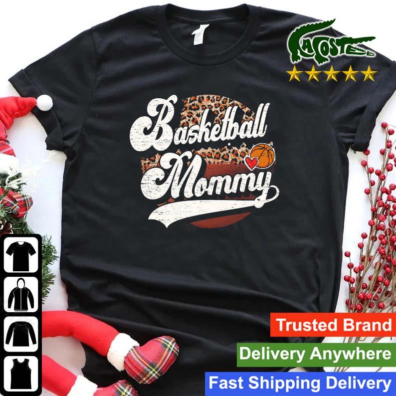 Basketball Mommy Vintage Basketball Family Matching Sweats Shirt