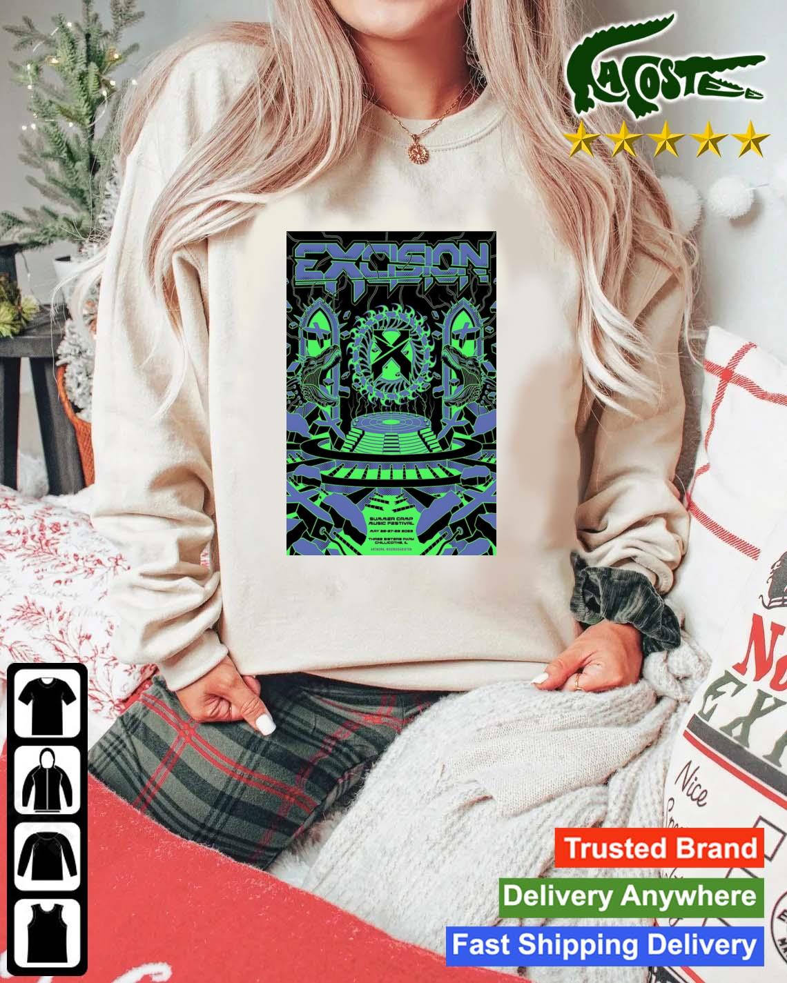 Excision Three Sisters Park Chillicothe Il May 26-27-28 2023 Sweats Mockup Sweater