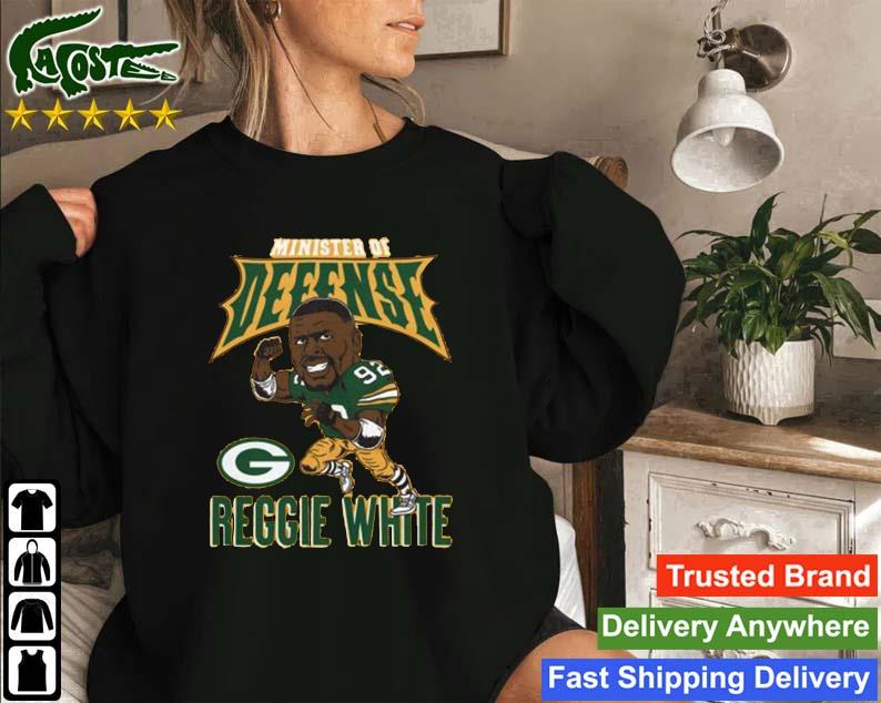 Green Bay Packers #92 Minister Of Defense Reggie White Sweatshirt
