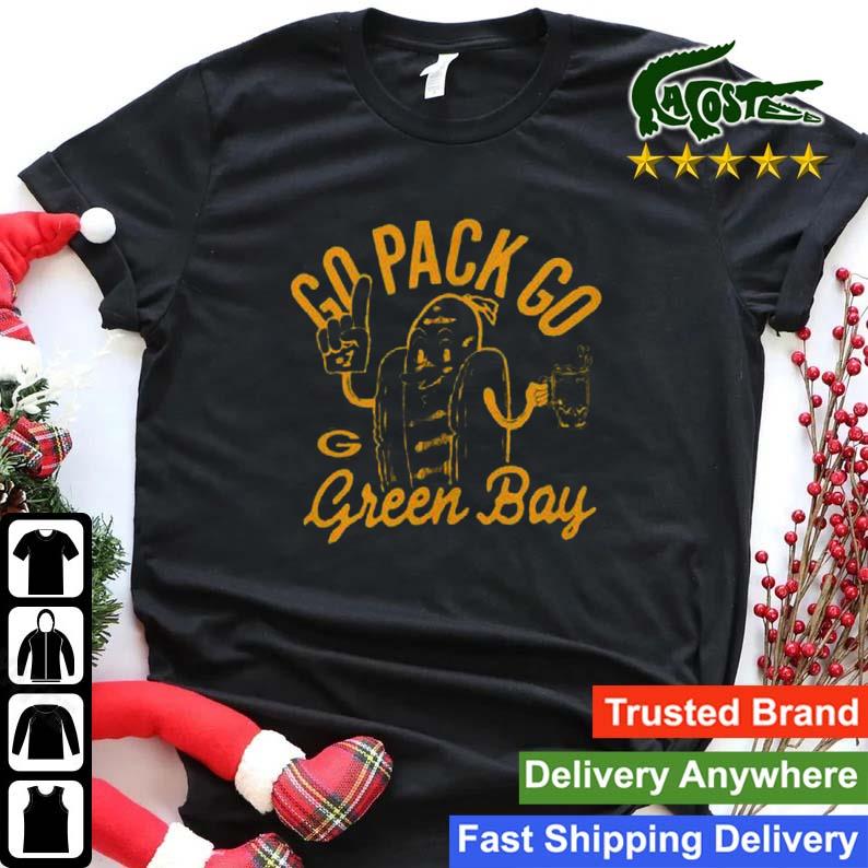 Green Bay Packers Beer & Brats Go Pack Go Green Bay Sweats Shirt