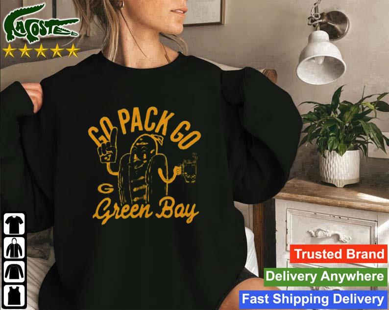 Green Bay Packers Beer & Brats Go Pack Go Green Bay Sweatshirt