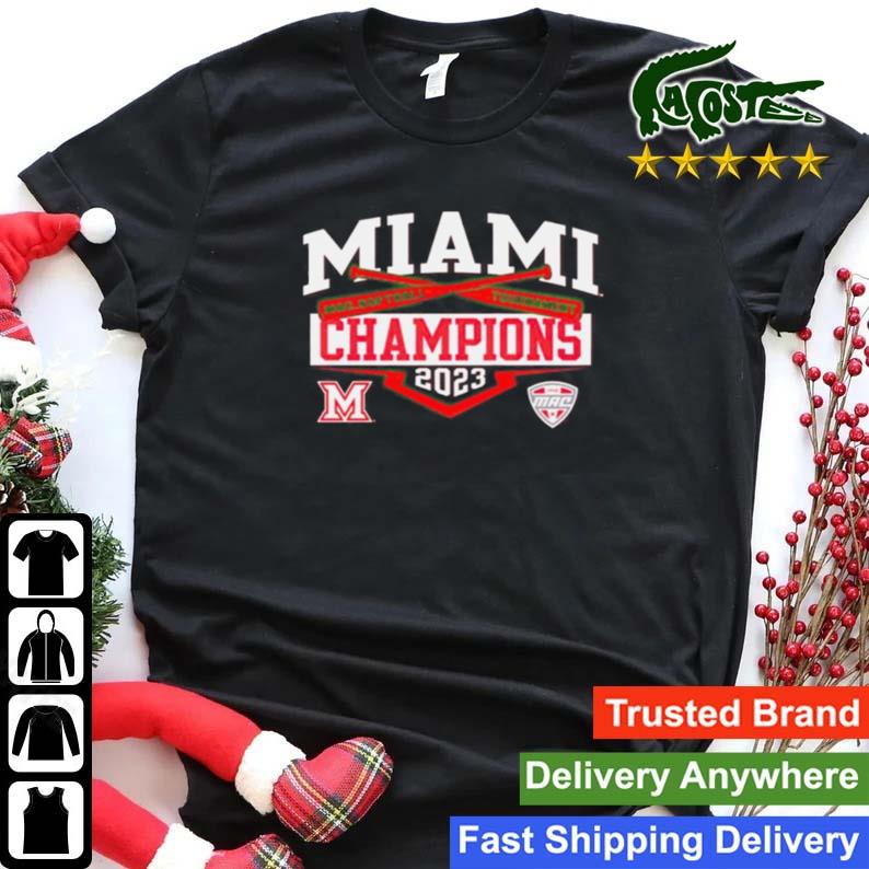 Miami Redhawks 2023 Mac Softball Conference Tournament Champions Sweats Shirt