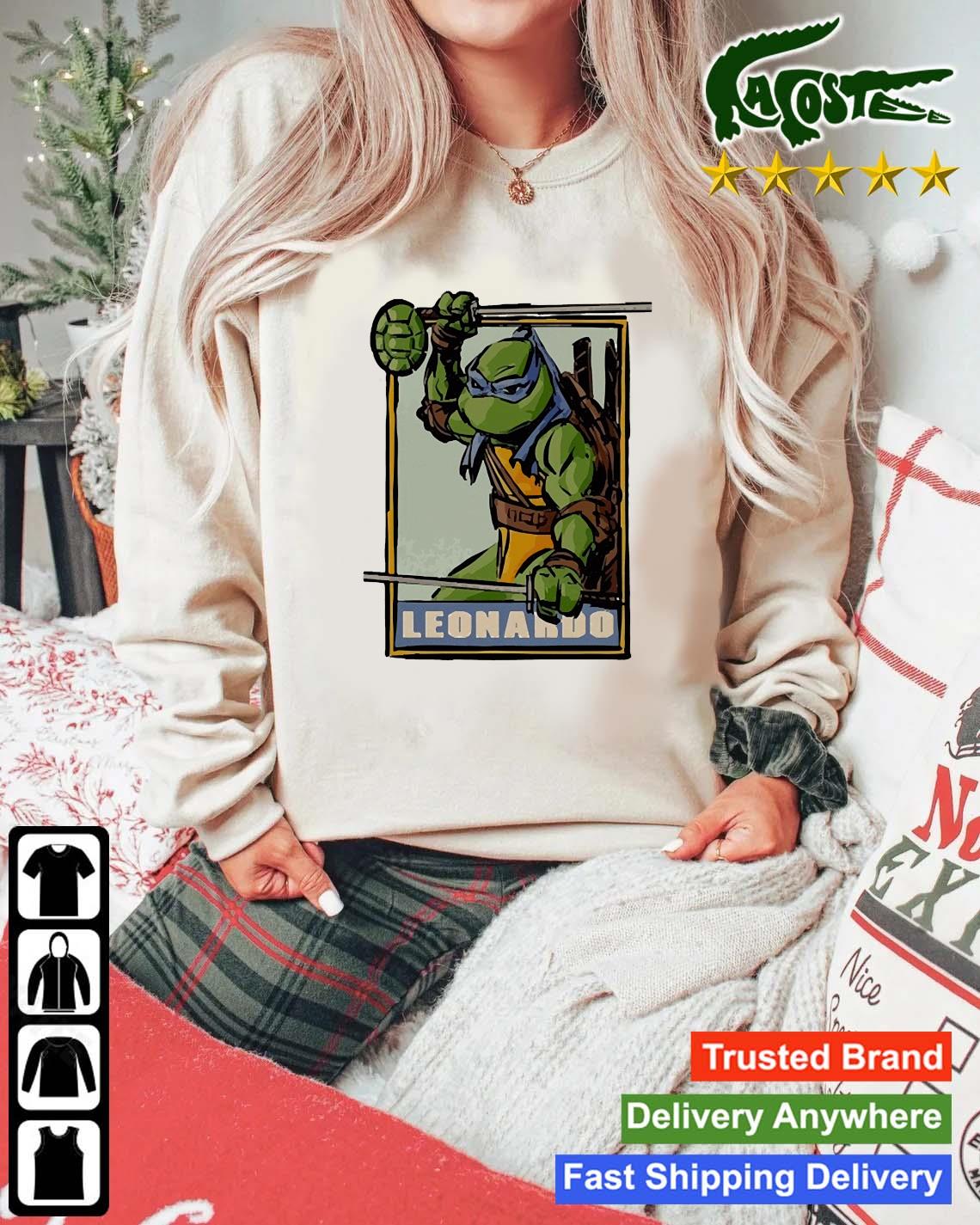 Official Leonardo Turtle Ninja Sweats Mockup Sweater