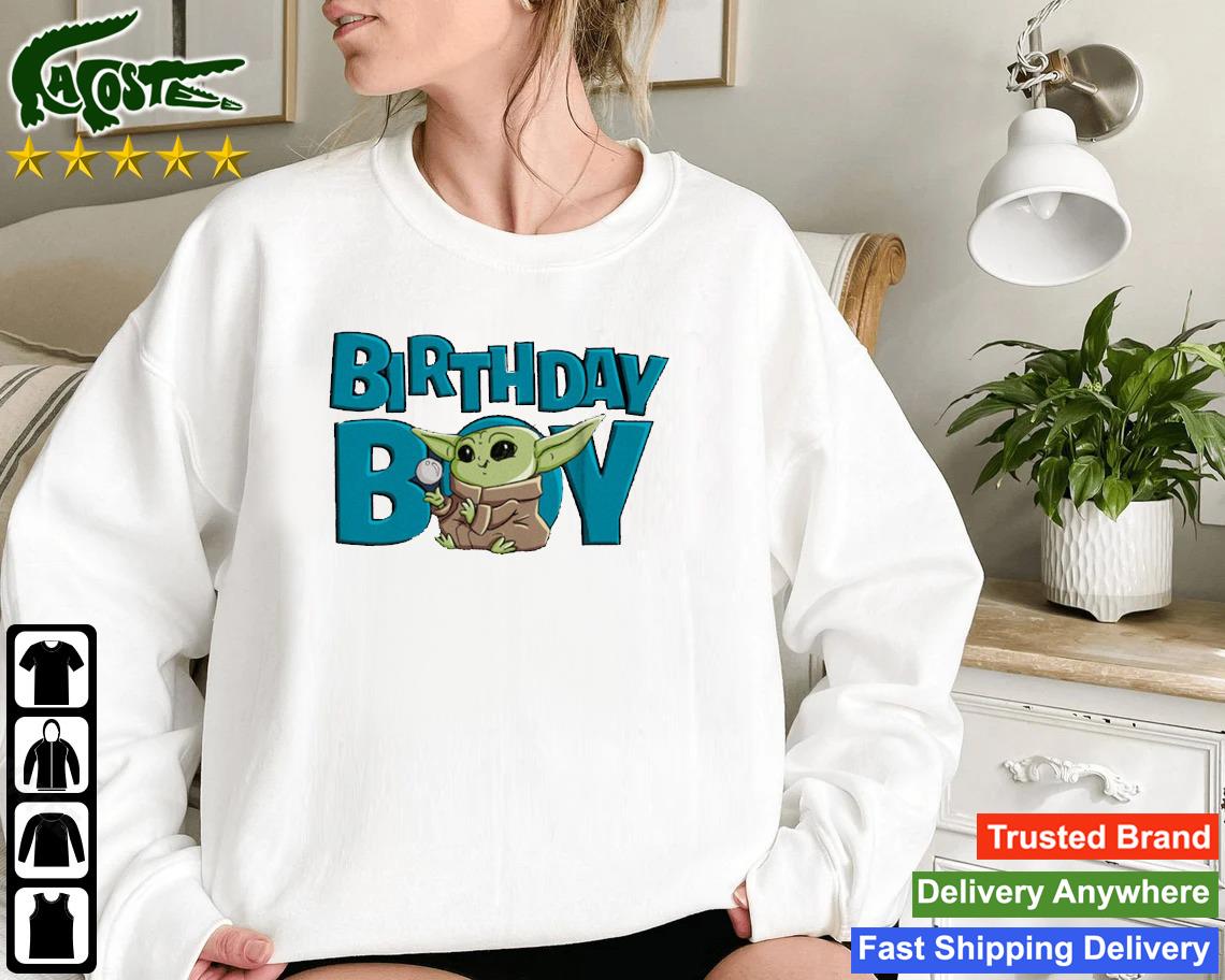 Official Star Wars The Mandalorian Cute Grogu Birthday Boy Sweatshirt