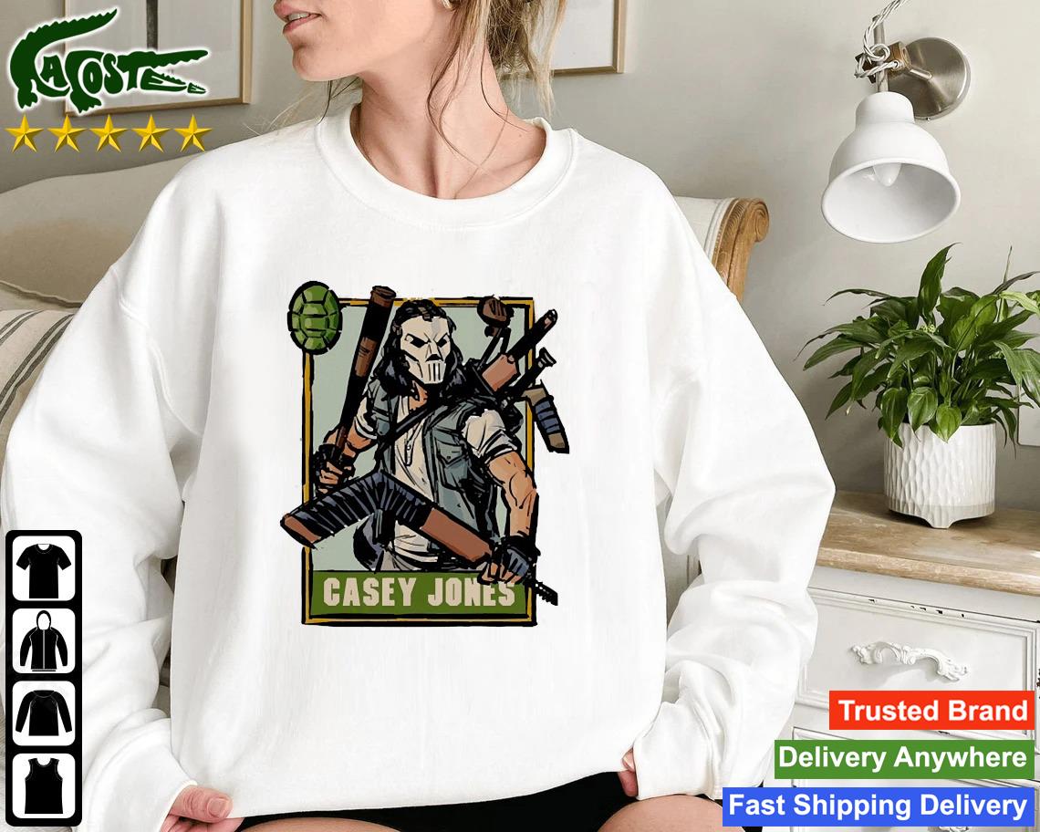 Official Turtles Casey Jones Classic Black Sweatshirt
