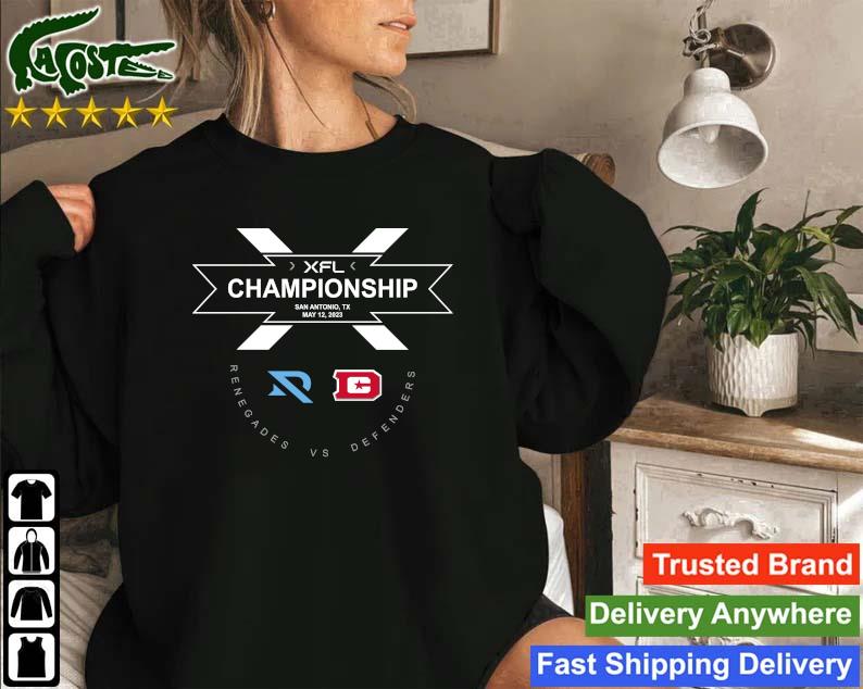 Original 2023 Xfl Championship Matchup Sweatshirt