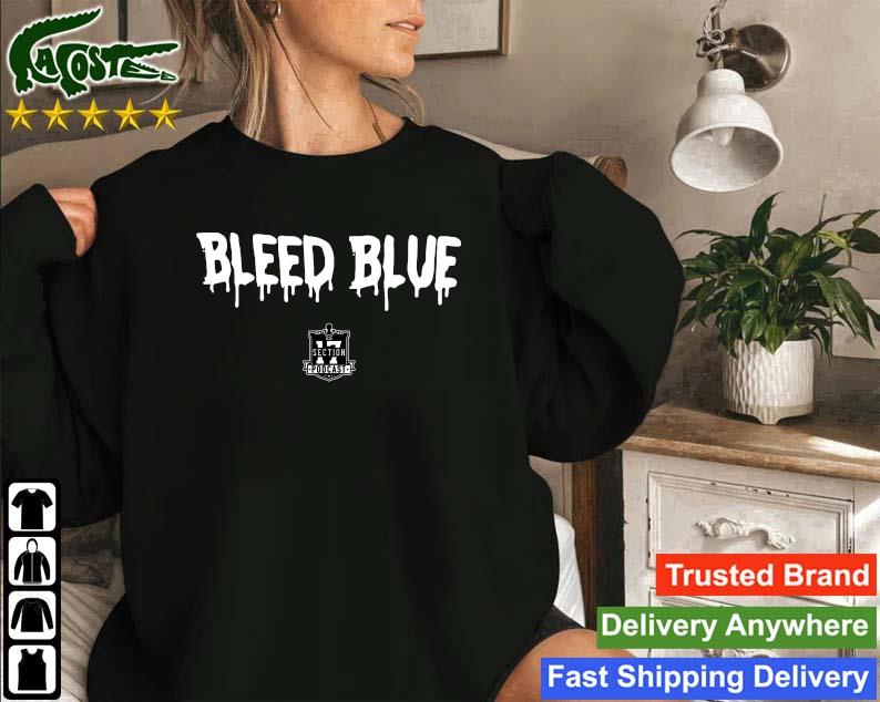 Original Bleed Blue Duke Fb Talk's Section 17 Podcast Sweatshirt