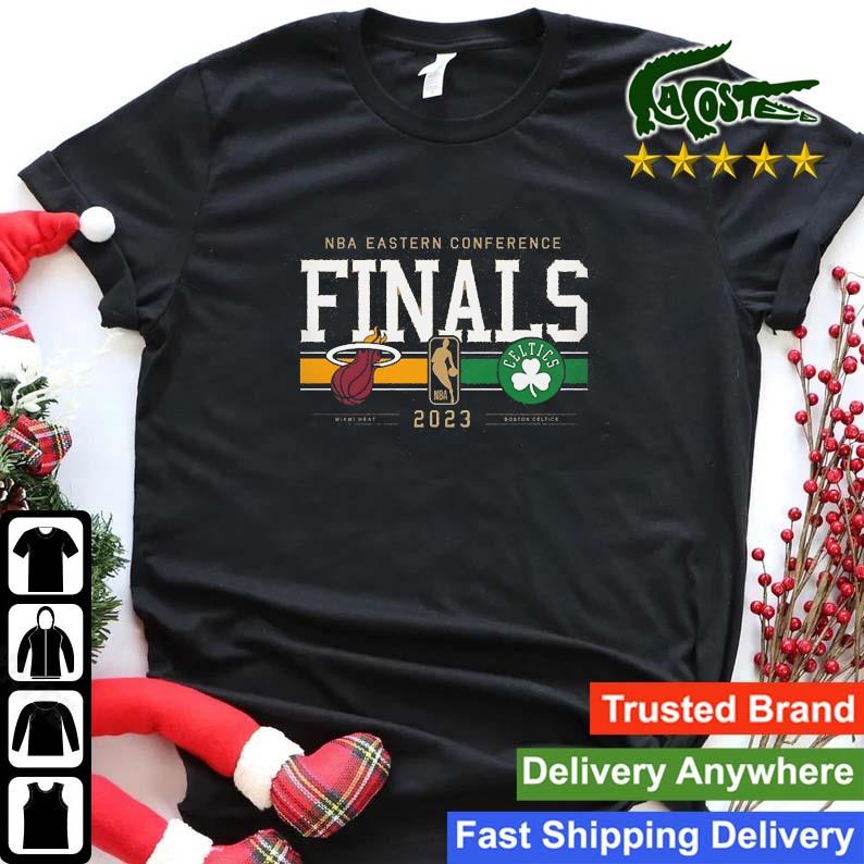 Original Boston Celtics Vs. Miami Heat Sportiqe Unisex 2023 Nba Eastern Conference Finals Matchup Sweats Shirt
