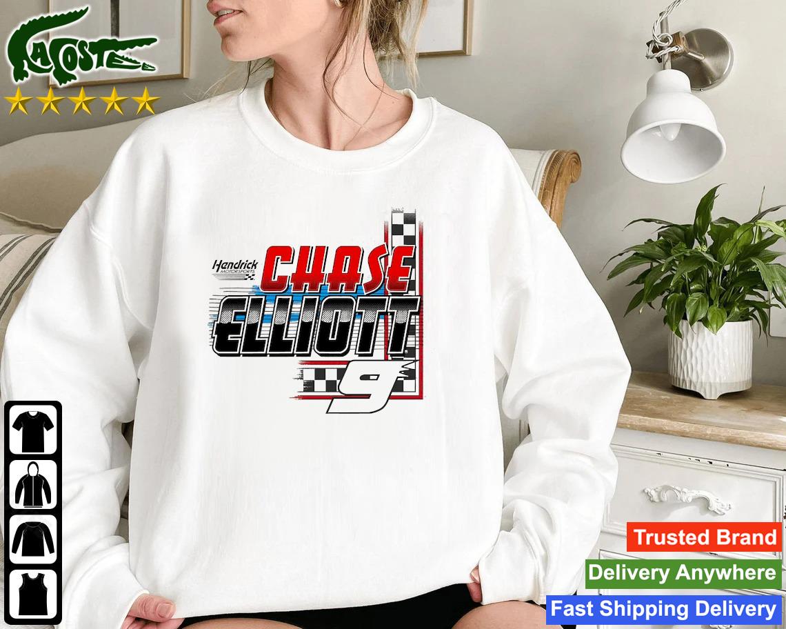 Original Chase Elliott Hendrick Motorsports Team Collection Llumar Finish Line Sweatshirt