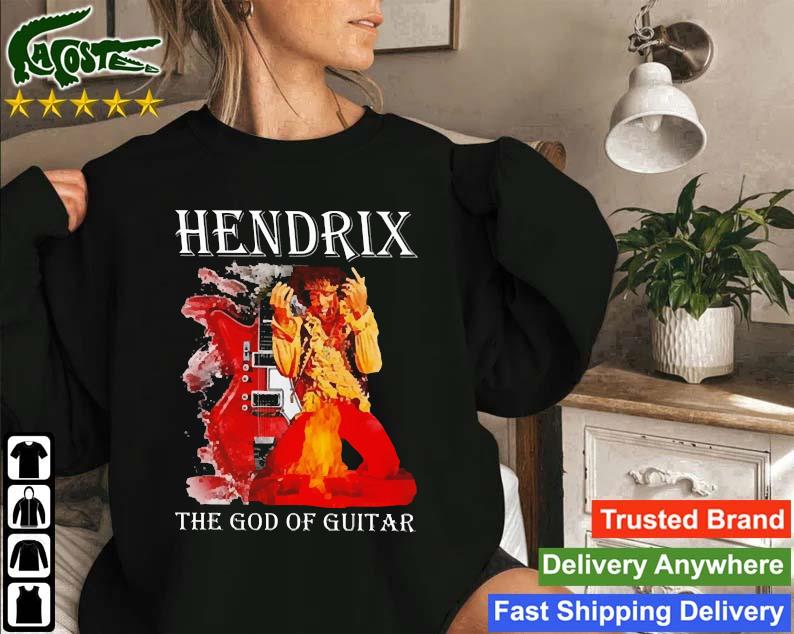 Original Jimi Hendrix The God Of Guitar Sweatshirt
