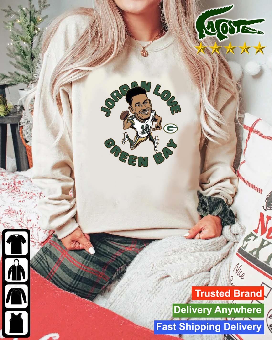 Original Jordan Love #10 Green Bay Packers Sweats Mockup Sweater