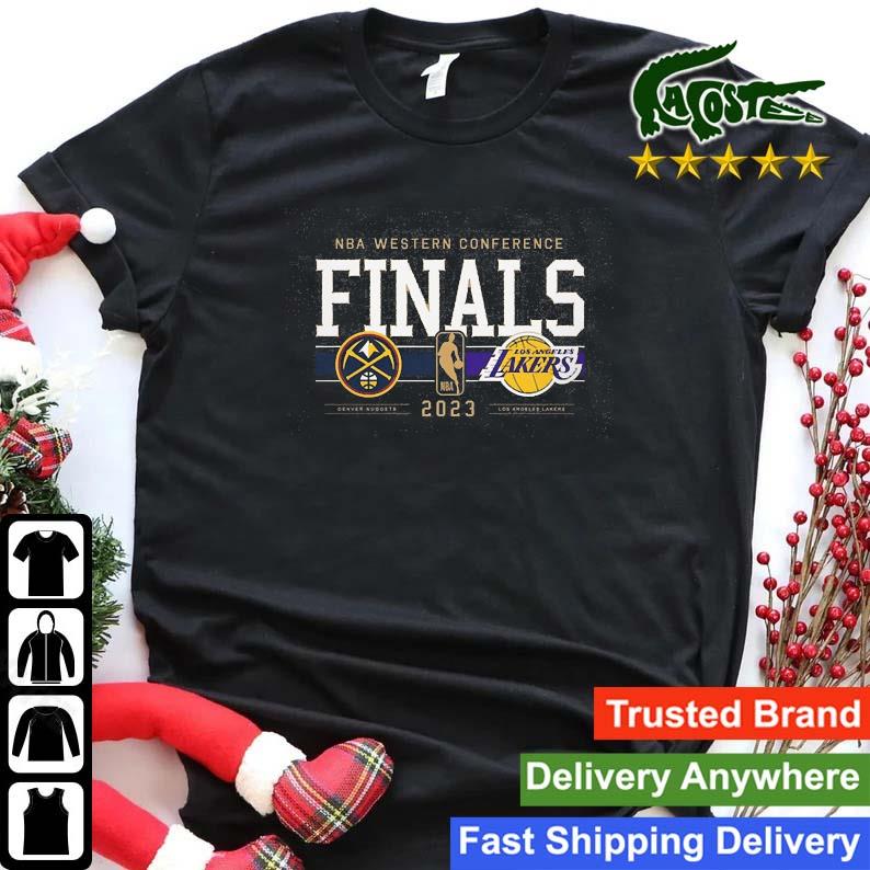 Original Los Angeles Lakers Vs. Denver Nuggets Sportiqe Unisex 2023 Nba Western Conference Finals Matchup Sweats Shirt