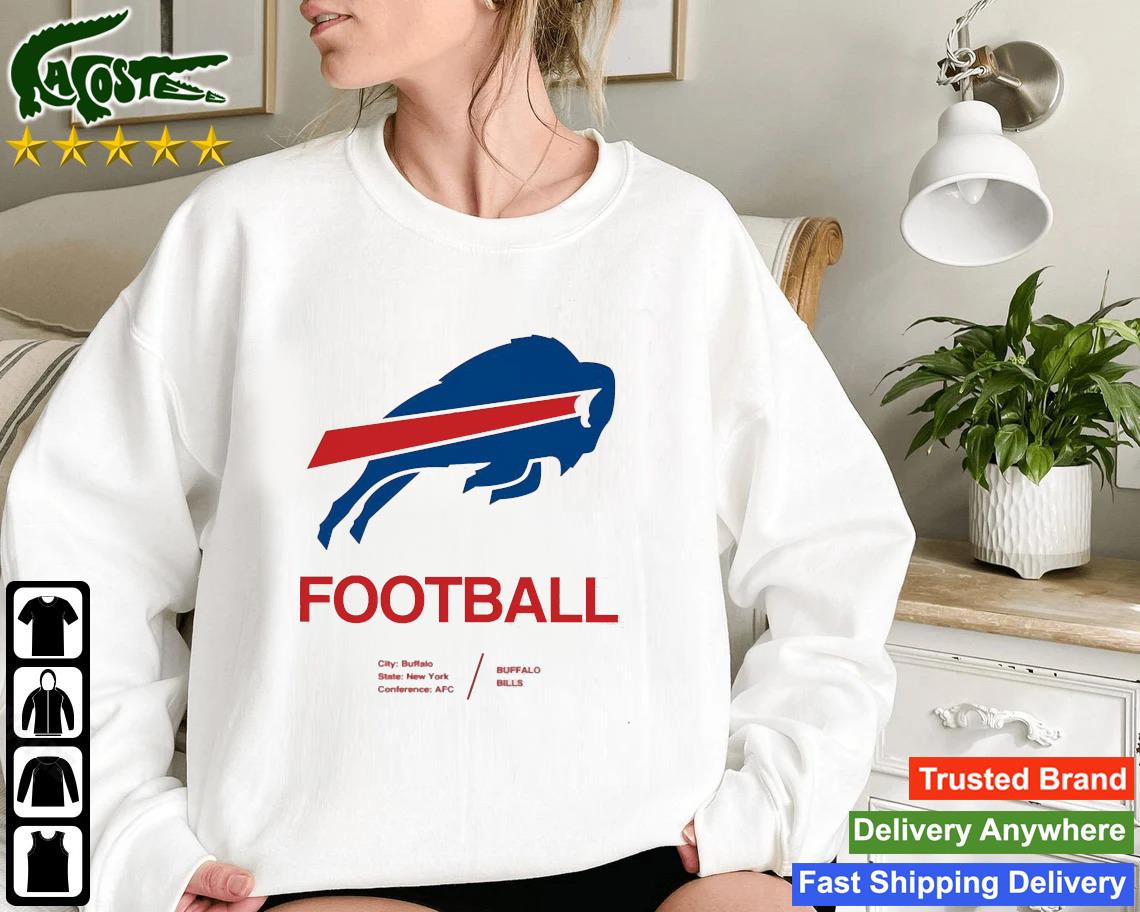 Original Marissa Figueroa Wears Buffalo Bills Football Sweatshirt