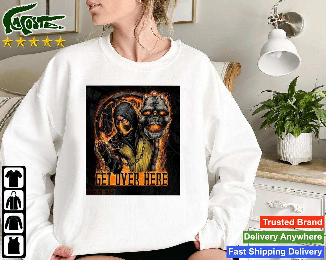 Original Mortal Kombat Addict Fatalities Daily Get Over Here Sweatshirt