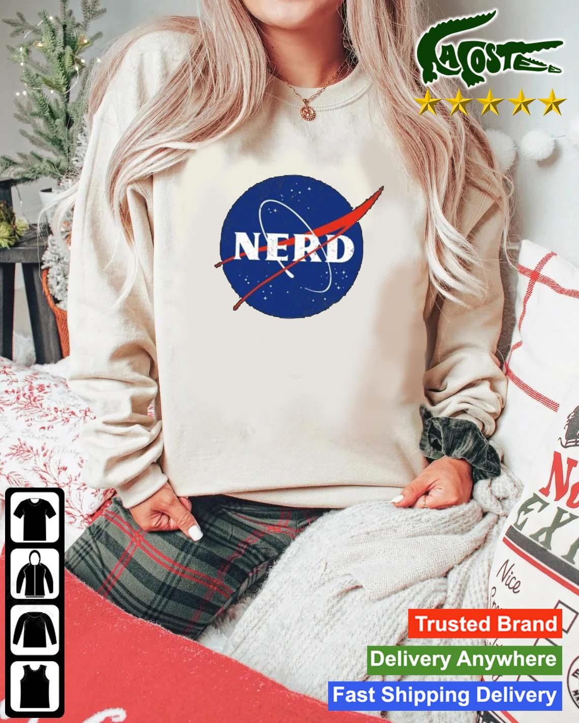 Original Nasa Space Nerd Sweats Mockup Sweater