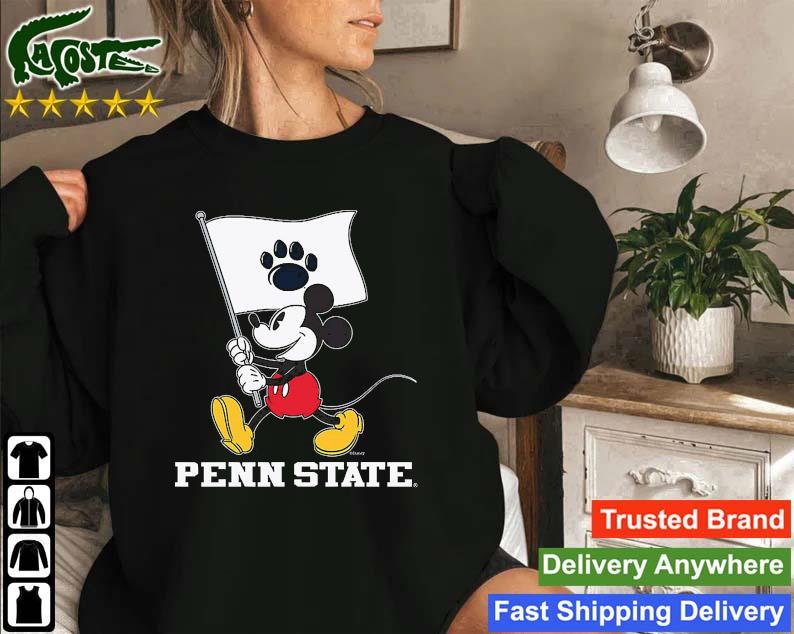 Original Penn State Disney Mickey Mouse Flag Sweatshirt