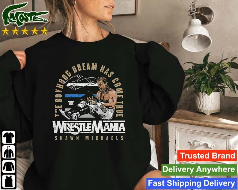 Original Shawn Michaels Wrestlemania 12 Champion Signature Sweatshirt