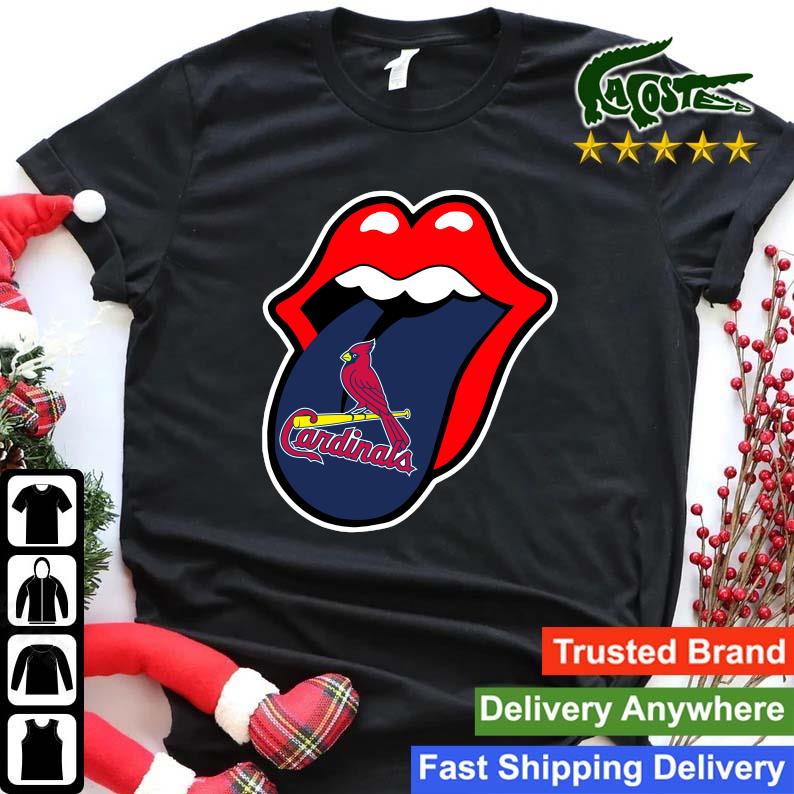 Original St Louis Cardinals The Rolling Stones Logo Sweats Shirt