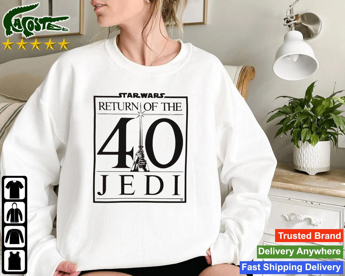 Original Star Wars Return Of The Jedi 40th Anniversary Sweatshirt