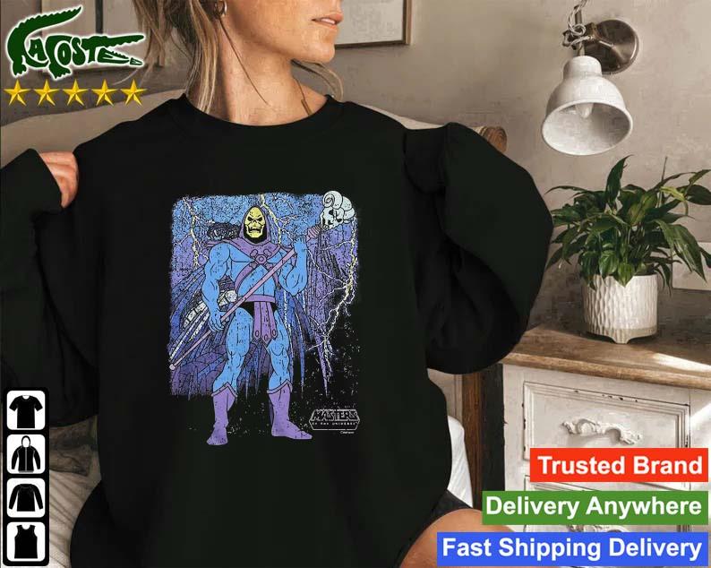 Original Vintage Skeletor Poster Masters Of The Universe Sweatshirt