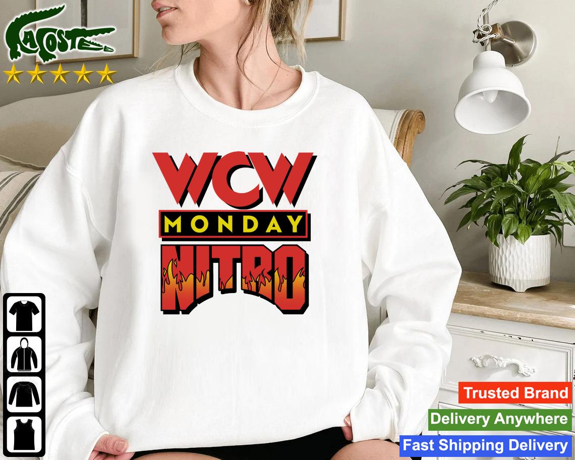 Original Wcw Monday Nitro Retro Event Logo Wwe 2022 Sweatshirt