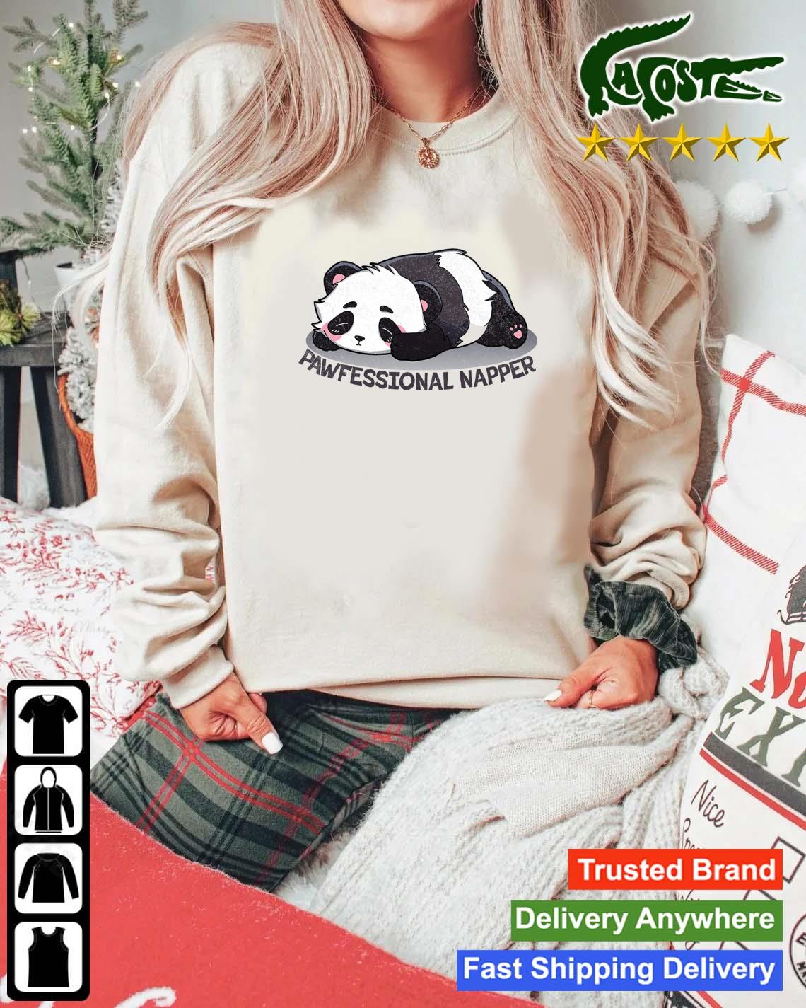 Panda Pawfessional Napper Sweats Mockup Sweater