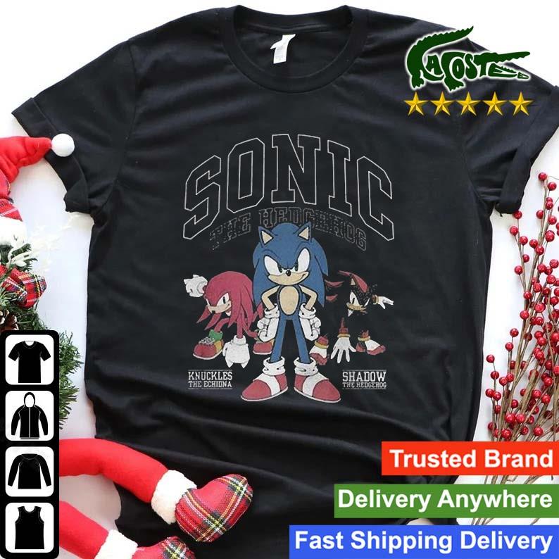 Sonic The Hedgehog Tonal Trio Sweats Shirt