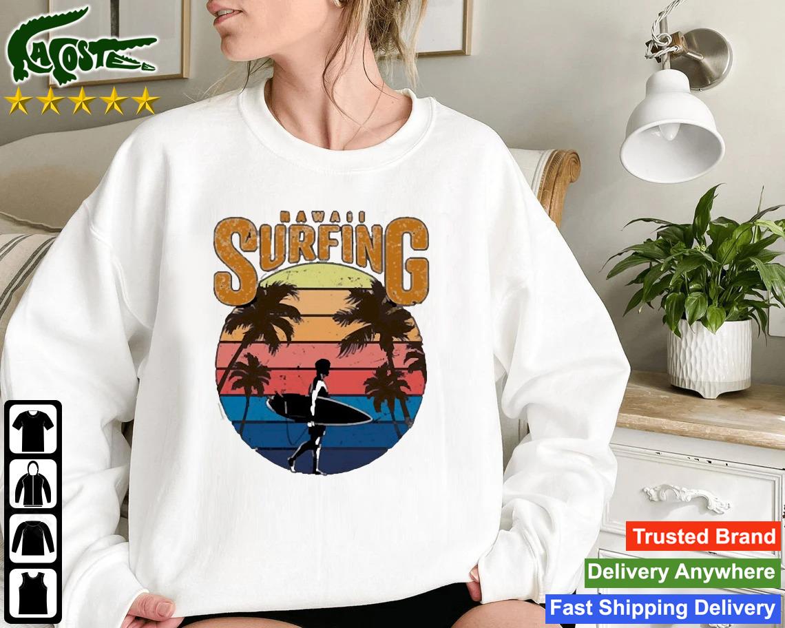Surfing In Hawaii Vintage Sweatshirt