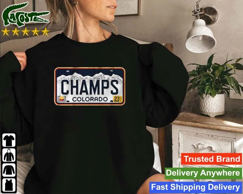 Denver Champs License Plate Sweatshirt
